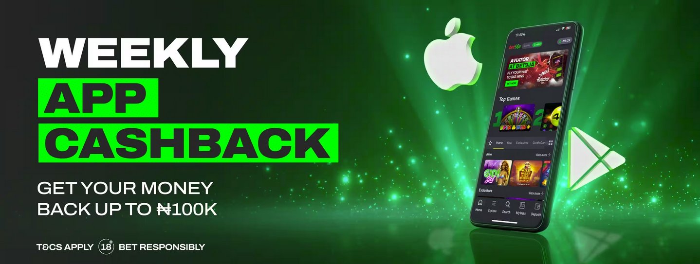 bet9ja app cashback bonus